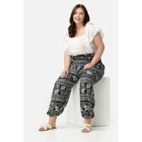 Harembroek XL Olifantje zwart